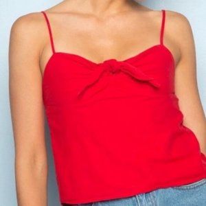 BRANDY MELVILLE RED TIE TOP